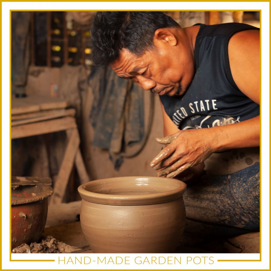 Hand made garden pots. uk
