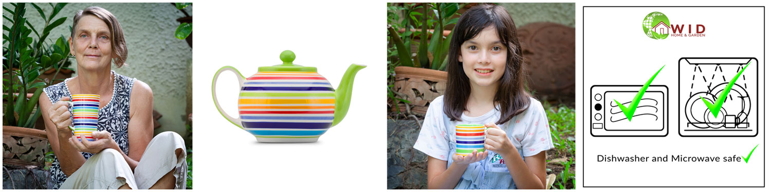 Rainbow cups, mugs, teapots etc. UK
