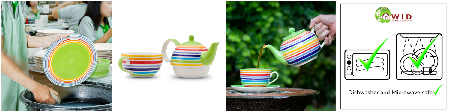 Exclusive Rainbow ceramics